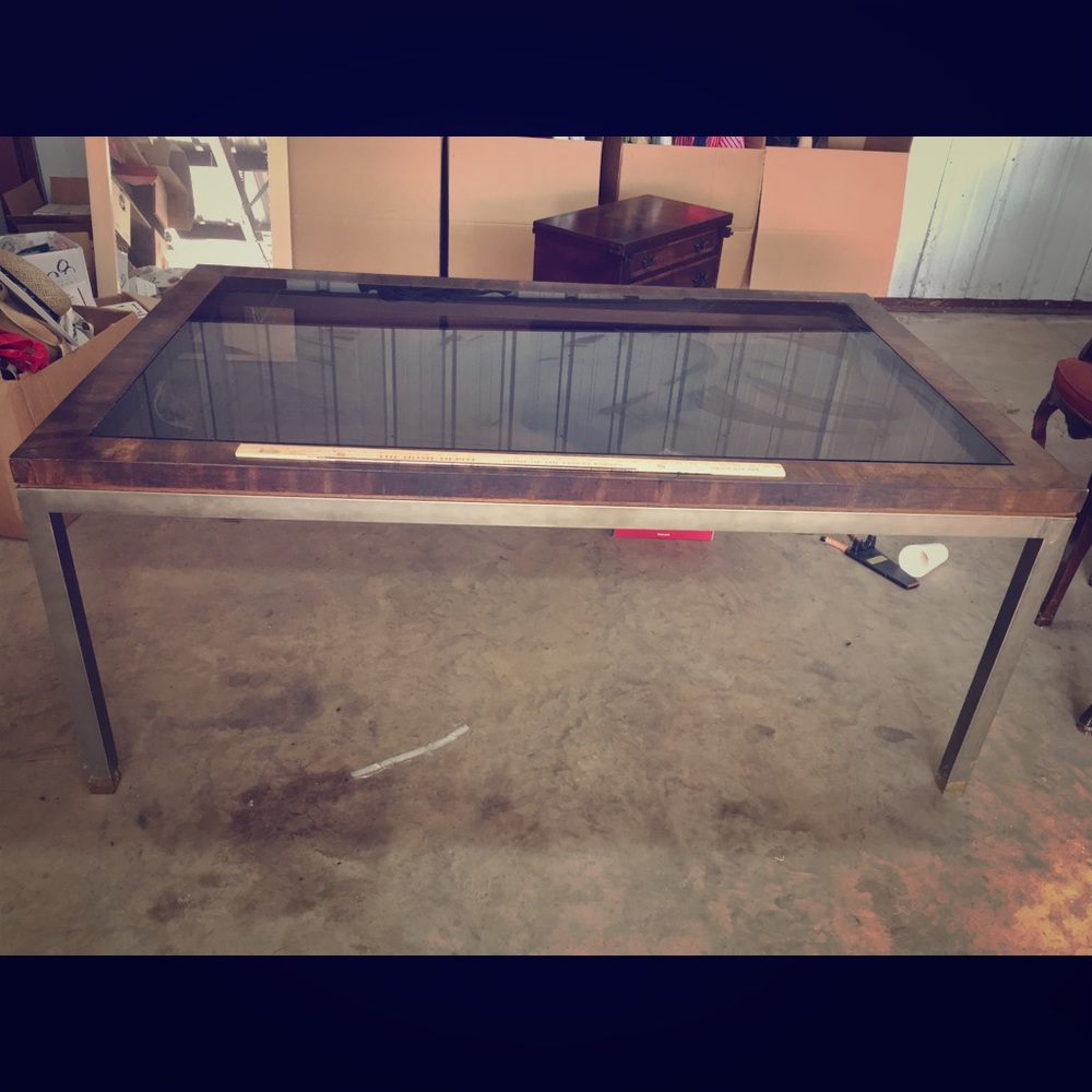 Glass table